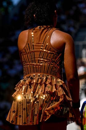 2026 French Open - Naomi Osaka Details Naomi Osaka (JPN) during her first round match at the 2026 Roland-Garros tournament in Paris, FRANCE, on May 26, 2026. Photo by Corinne Dubreuil ABACAPRESS.COM Paris France  Copyright: xDubreuilxCorinne ABACAx