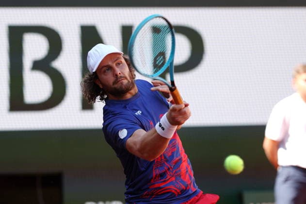 ROLAND GARROS 2026 Thierry Larret MAXPPP - PARIS (75) 27 05 2026 Thierry Larret Maxppp. Tennis. Roland Garros 2026. Internationaux de France de tennis. Stade Roland Garros, Paris (75). Le 27 Mai. Court Suzanne LENGLEN : Karen KHATACHANOV (RUS) vs Marco TRUNGELLITI (ARG). Roland Garros French Open tennis tournament, in Paris, France, on 27 May 2026. PARIS (75) PARIS ILE DE FRANCE FRANCE  Copyright: xMAXPPPxThierryxLarretx TLR202605273883 TLR202605273883