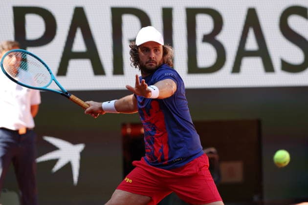 ROLAND GARROS 2026 Thierry Larret MAXPPP - PARIS (75) 27 05 2026 Thierry Larret Maxppp. Tennis. Roland Garros 2026. Internationaux de France de tennis. Stade Roland Garros, Paris (75). Le 27 Mai. Court Suzanne LENGLEN : Karen KHATACHANOV (RUS) vs Marco TRUNGELLITI (ARG). Roland Garros French Open tennis tournament, in Paris, France, on 27 May 2026. PARIS (75) PARIS ILE DE FRANCE FRANCE  Copyright: xMAXPPPxThierryxLarretx TLR202605273888 TLR202605273888