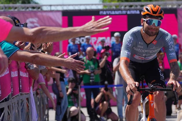 Italy™s Filippo Ganna of Netcompany Ineos during Stage 17 of the Giro d™Italia, from Cassano d™Adda to Andalo, Italy - Wednesday May 27, 2026.  Copyright: xSimonexSpada LaPressex