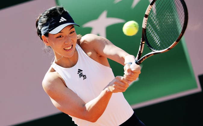 TENNIS - French Open 2026 PARIS,FRANCE,27.MAY.26 - TENNIS - WTA, Tennis Damen Tour, French Open, Roland Garros, Grand Slam. Image shows Xinyu Wang (CHN).  GEPAxpictures xMatthiasxHauer