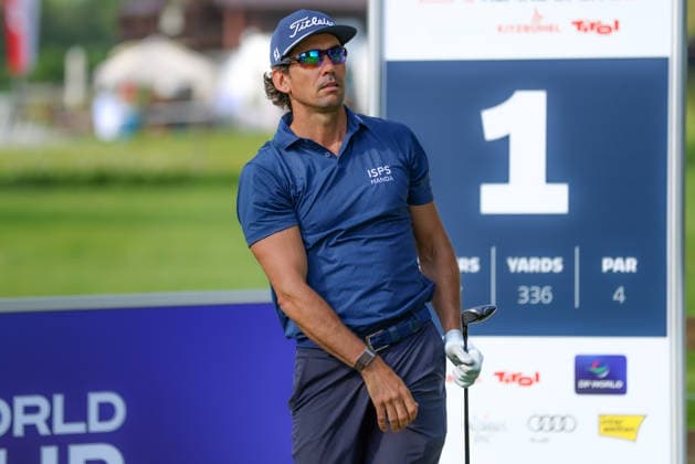 KITZBÜHEL, AUSTRIA - 27.05.2026: Rafa CABRERA BELLO (ESP) of Austrian Alpine Open 2025 at Golfclub Kitzbühel-Schwarzsee-Reith on May 27, 2026 in Austria.