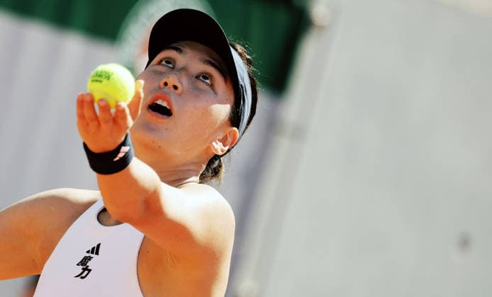 TENNIS - French Open 2026 PARIS,FRANCE,27.MAY.26 - TENNIS - WTA, Tennis Damen Tour, French Open, Roland Garros, Grand Slam. Image shows Xinyu Wang (CHN).  GEPAxpictures xMatthiasxHauer