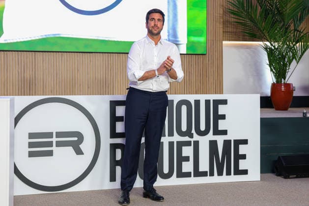 ESP Riquelme press conference Enrique Riquelme presents his candidacy for the Real Madrid presidential elections in the presence of club members socios in Madrid May 27 2026 Madrid Spain Copyright: xAlbaxPachecox xAgenciaxLOFx