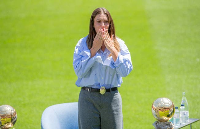 OFFICIAL FAREWELL CEREMONY FOR ALEXIA PUTELLAS SPOTIFY CAMP NOU. BARCELONA May 27,2026 Farewell ceremony for Alexia Putellas SPOTIFY CAMP NOU MAY 27, 2026 Alexia Putellas during Alexia Putellas farewell ceremony at at Spotify Camp Nou in Barcelona, Spain. Barcelona ESP Copyright: xS.xRosx