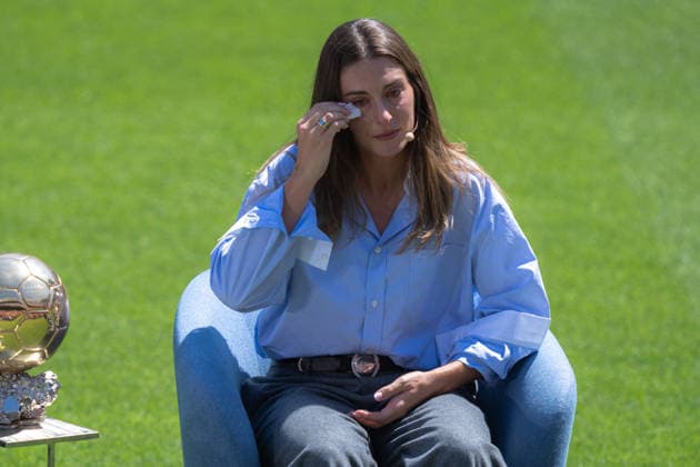 Alexia Putellas leaves FC Barcelona, Barca in Barcelona, Spain. FC Barcelona woman player Alexia Putellas during her FC Barcelona farewell ceremony in Auditori 1899, Barcelona, Spain, on May 27, 2026. Alexia Putellas was excited about her farewell. Barcelona Auditori 1899 Barcelona Spain