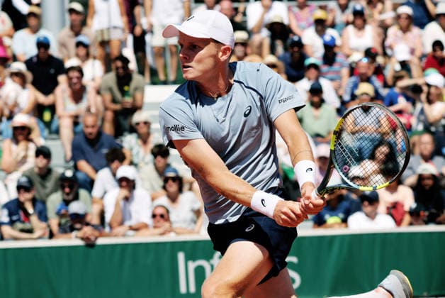 TENNIS - French Open 2026 PARIS,FRANCE,27.MAY.26 - TENNIS - ATP, Tennis Herren World Tour, French Open, Roland Garros, Grand Slam. Image shows Jesper de Jong (NED).  GEPAxpictures xMatthiasxHauer