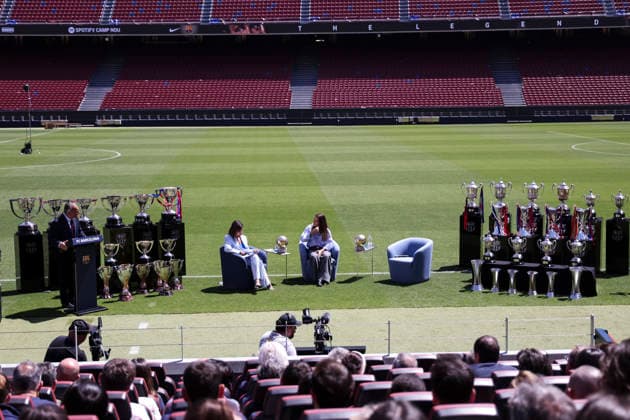 May 27, 2026, Barcelona, Barcelona, SPAIN: Alexia Putellas during her departure as player of FC Barcelona, Barca a Spotify Camp Nou stadium on May 27, 2026 in Barcelona, Spain. Barcelona SPAIN - ZUMAa181 20260527_zaa_a181_025 Copyright: xJavierxBorregox