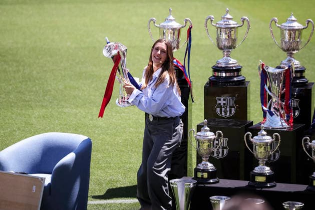 May 27, 2026, Barcelona, Barcelona, SPAIN: Alexia Putellas during her departure as player of FC Barcelona, Barca a Spotify Camp Nou stadium on May 27, 2026 in Barcelona, Spain. Barcelona SPAIN - ZUMAa181 20260527_zaa_a181_026 Copyright: xJavierxBorregox