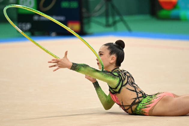 OTHER - Gymnastics - European Championships in Rhythmic gymnastics, Rhythmische Sportgymnastik, RSG Photo by IPA ABACAPRESS.COM85106915 - DE JUANA Monica (ESP) during European Championships in Rhythmic Gymnastics, Gymnastics in Varna, Bulgaria, May 27 2026 Varna Bulgaria  Copyright: xIPAxSport ABACAx