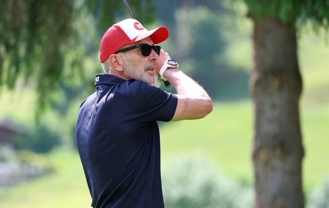 GOLF - Austrian Alpine Open KITZBUEHEL,AUSTRIA,27.MAY.26 - GOLF - DP World Tour, Austrian Alpine Open, GC Kitzbuehel-Schwarzsee-Reith, ProAm. Image shows Adrian Boss.  GEPAxpictures xAmirxBeganovic