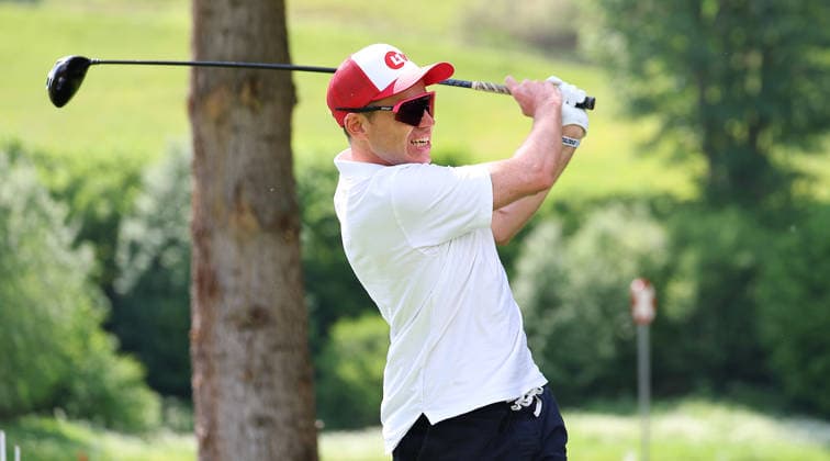 GOLF - Austrian Alpine Open KITZBUEHEL,AUSTRIA,27.MAY.26 - GOLF - DP World Tour, Austrian Alpine Open, GC Kitzbuehel-Schwarzsee-Reith, ProAm. Image shows Bernhard Riedlsperger.  GEPAxpictures xAmirxBeganovic