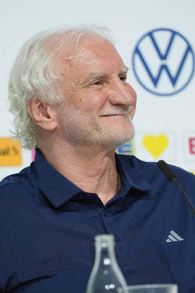 Sports Director Rudi Völler Germany Germany in a good mood at the opening press conference of the World Cup training camp Herzo Base 27 05 2026 German national team, training camp for World Cup preparation, Home Ground, HerzoBase, World of Adidas, Herzogenaurach