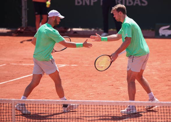 Kevin Krawietz, Tim Puetz (Kappe), Herren Doppel, Men s Doubles Tennis - French Open 2026 - Roland Garros - Paris - - France - 27 May 2026. *** Kevin Krawietz, Tim Puetz Cap , Men Doubles, Men s Doubles Tennis French Open 2026 Roland Garros Paris France 27 May 2026 Copyright: xJuergenxHasenkopfx