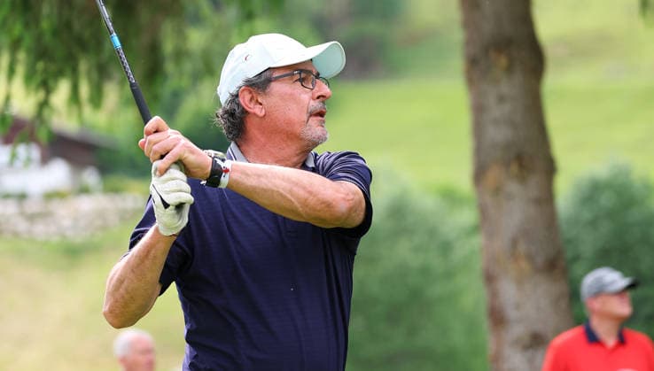 GOLF - Austrian Alpine Open KITZBUEHEL,AUSTRIA,27.MAY.26 - GOLF - DP World Tour, Austrian Alpine Open, GC Kitzbuehel-Schwarzsee-Reith, ProAm. Image shows Kostas Savides.  GEPAxpictures xAmirxBeganovic