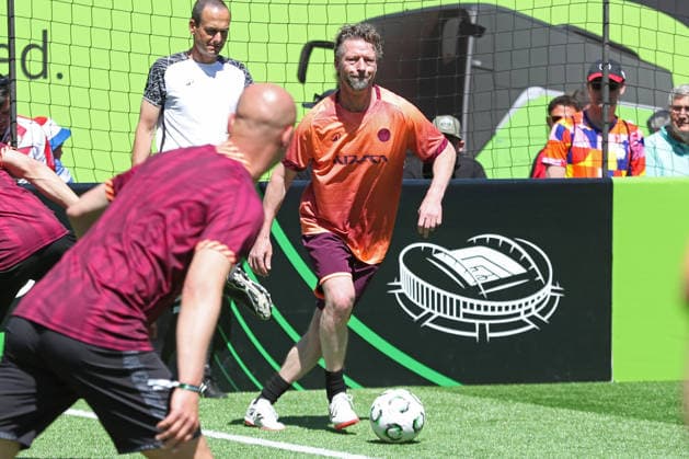 UEFA Conference League Final Legends Match at the Leipzig Fan Festival, 27 05 26 Steffen Freund at the Legends Match at the Fan Festival on the Leipzig Market Square, on the occasion of the UEFA Conference League Final, 27 05 26 Copyright: xBEAUTIFULxSPORTS JanxKaeferx