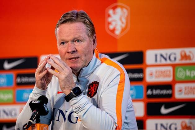 ZEIST , 27-05-2026 , KNVB Campus , season 2025 2026 , Dutch football , press conference, PK, Pressekonferenz , picture shows Netherlands head coach Ronald Koeman during a press conference for the Netherlands FIFA World Cup, WM, Weltmeisterschaft, Fussball 2026 squad announcement Press Conference Ronald Koeman x203994861x Copyright: