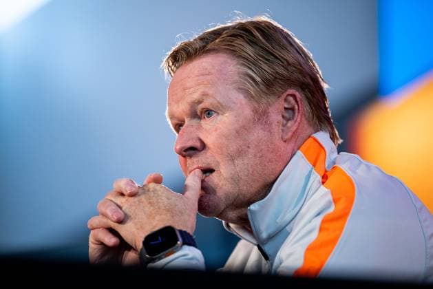 ZEIST , 27-05-2026 , KNVB Campus , season 2025 2026 , Dutch football , press conference, PK, Pressekonferenz , picture shows Netherlands head coach Ronald Koeman during a press conference for the Netherlands FIFA World Cup, WM, Weltmeisterschaft, Fussball 2026 squad announcement Press Conference Ronald Koeman x203994892x Copyright: