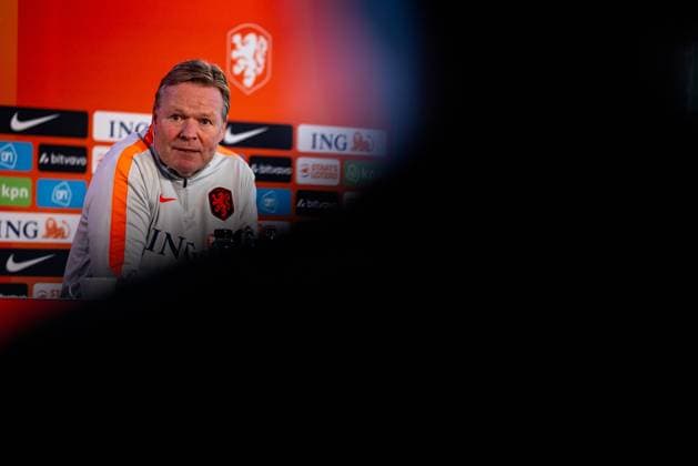 ZEIST , 27-05-2026 , KNVB Campus , season 2025 2026 , Dutch football , press conference, PK, Pressekonferenz , picture shows Netherlands head coach Ronald Koeman during a press conference for the Netherlands FIFA World Cup, WM, Weltmeisterschaft, Fussball 2026 squad announcement Press Conference Ronald Koeman x203994986x Copyright: