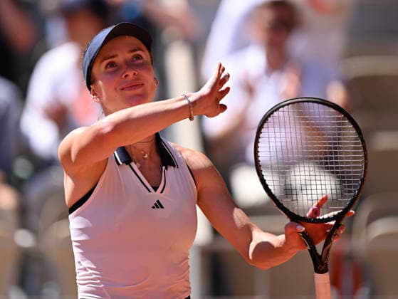 2026 French Open (Roland-Garros) - Day 4 PARIS, FRANCE - MAY 27: Elina Svitolina of Ukraine celebrates after winning the match against Kaitlin Quevedo of Spain during the Women s Singles second round match on Day Four of the 2026 French Open at Roland Garros on May 27, 2026 in Paris, France. Mustafa Yalcin Anadolu Paris France. Editorial use only. Please get in touch for any other usage.  Copyright: x2026xAnadoluxMustafaxYalcinx