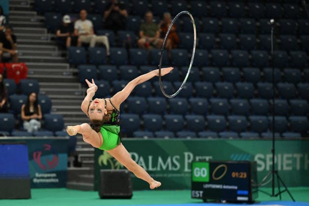 OTHER - Gymnastics - European Championships in Rhythmic gymnastics, Rhythmische Sportgymnastik, RSG Photo by IPA ABACAPRESS.COM85109597 - LEVTSENKO Antonina (EST) during European Championships in Rhythmic Gymnastics, Gymnastics in Varna, Bulgaria, May 27 2026 Varna Bulgaria  Copyright: xIPAxSport ABACAx