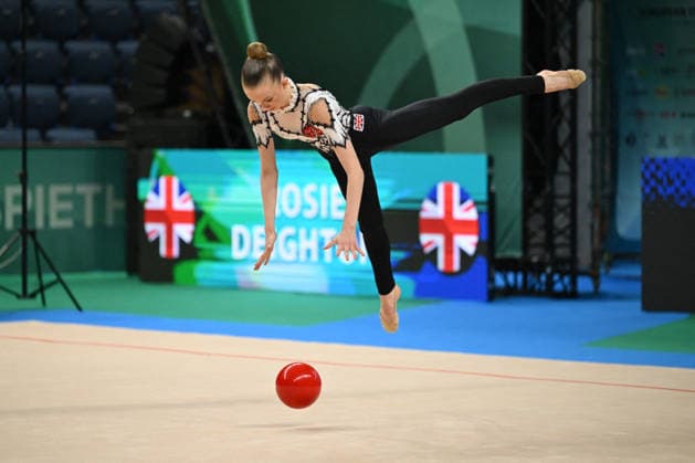 OTHER - Gymnastics - European Championships in Rhythmic gymnastics, Rhythmische Sportgymnastik, RSG Photo by IPA ABACAPRESS.COM85109598 - DEIGHTON Rosie (GBR) during European Championships in Rhythmic Gymnastics, Gymnastics in Varna, Bulgaria, May 27 2026 Varna Bulgaria  Copyright: xIPAxSport ABACAx