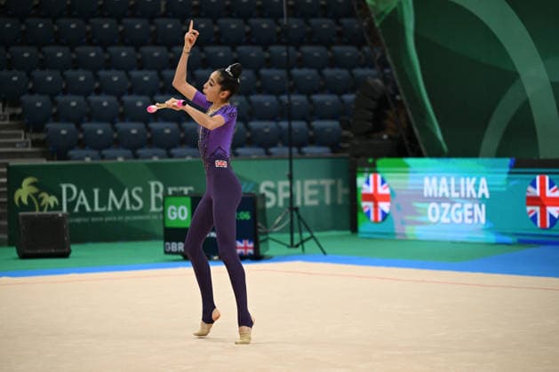 OTHER - Gymnastics - European Championships in Rhythmic gymnastics, Rhythmische Sportgymnastik, RSG Photo by IPA ABACAPRESS.COM85109603 - OZGEN Malika (GBR) during European Championships in Rhythmic Gymnastics, Gymnastics in Varna, Bulgaria, May 27 2026 Varna Bulgaria  Copyright: xIPAxSport ABACAx