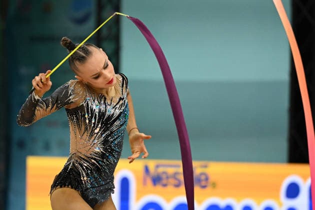 IPA85110237 - ZAIKINA Iana (RUS) during European Championships in Rhythmic gymnastics, Rhythmische Sportgymnastik, RSG Gymnastics in Varna, Bulgaria, May 27 2026  Copyright: xFilippoxTomasi IPAxSportx xx 85110237
