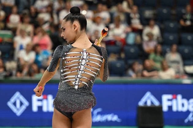 OTHER - Gymnastics - European Championships in Rhythmic gymnastics, Rhythmische Sportgymnastik, RSG Photo by IPA ABACAPRESS.COM85110242 - JAMAGIDZE Nita (GEO) during European Championships in Rhythmic Gymnastics, Gymnastics in Varna, Bulgaria, May 27 2026 Varna Bulgaria  Copyright: xIPAxSport ABACAx