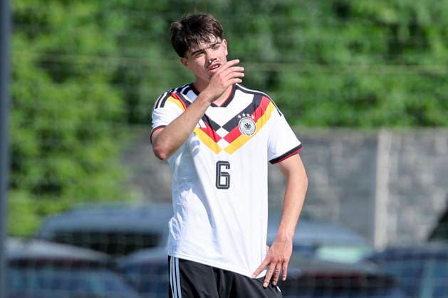Mirza Catovic Germany looks disappointed, UEFA Under 19 friendly, Slovakia v Germany, MOL Academy on May 27, 2026 in Dunajska Streda, Slovakia Photo by Marco Steinbrenner DeFodi Images Mirza Catovic Germany looks disappointed, UEFA Under 19 friendly, Slovakia v Germany, MOL Academy, May 27, 2026 in Dunajska Streda, Slovakia Photo by Marco Steinbrenner DeFodi Images
