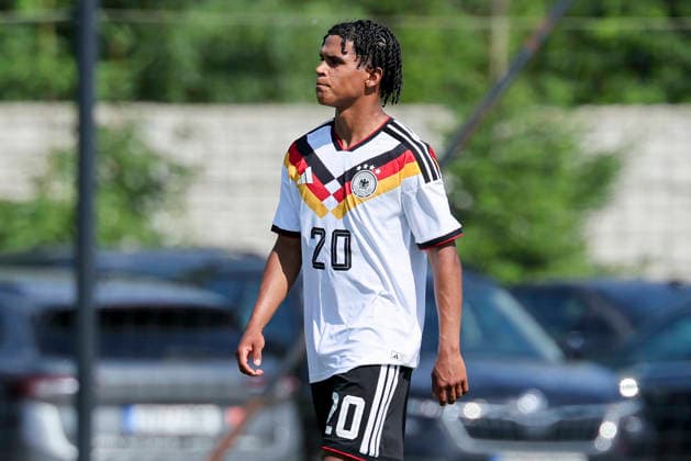 Tiago Poller Germany looks disappointed, UEFA Under 19 friendly, Slovakia v Germany, MOL Academy on May 27, 2026 in Dunajska Streda, Slovakia Photo by Marco Steinbrenner DeFodi Images Tiago Poller Germany looks disappointed, UEFA Under 19 friendly, Slovakia v Germany, MOL Academy, May 27, 2026 in Dunajska Streda, Slovakia Photo by Marco Steinbrenner DeFodi Images
