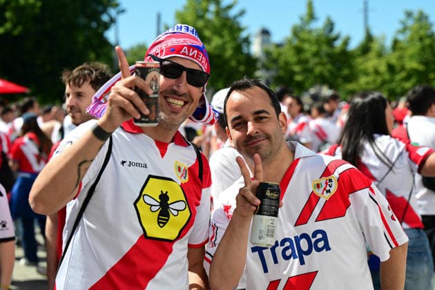 SOCCER - UEFA ECL, Crystal Palace vs Rayo Vallecano LEIPZIG,GERMANY,27.MAY.26 - SOCCER - UEFA Conference League, final, Crystal Palace FC vs Rayo Vallecano. Image shows fans of Rayo Vallecano .  GEPAxpictures xMichalxFajt