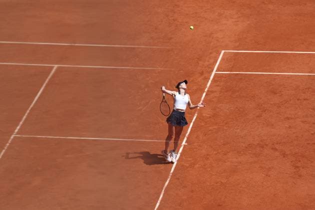 ROLAND GARROS PHOTOPQR LE PARISIEN Le Parisien Arnaud Journois ; PARIS ; 27 05 2026 ; Paris. Stade Roland Garros, le 27 mai 2025. Tennis. Internationaux de France de Roland Garros. Simple Dames Court Philippe-Chatrier - 2ème tour Elina Svitolina vs Kaitlin Quevedo Photo Le Parisien Arnaud Journois Roland Garros French Open tennis tournament, in Paris, France, on 27 May 2026. PARIS 75 France  Copyright: xPHOTOPQR LExPARISIEN MAXPPPxLexParisienx xArnaudxJournoisx 20260527LPA4669 20260527LPA4669