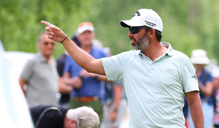 GOLF - Austrian Alpine Open KITZBUEHEL,AUSTRIA,27.MAY.26 - GOLF - DP World Tour, Austrian Alpine Open, GC Kitzbuehel-Schwarzsee-Reith, ProAm. Image shows Pablo Larabazal (ESP).  GEPAxpictures xAmirxBeganovic