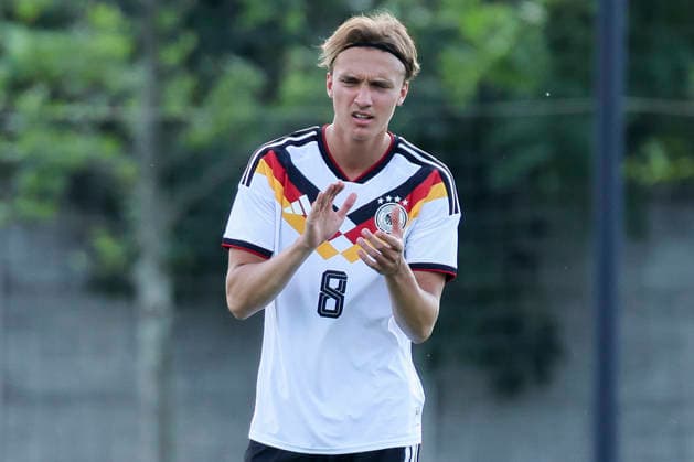 Luis Engelns Germany cheers, UEFA Under 19 friendly, Slovakia v Germany, MOL Academy on May 27, 2026 in Dunajska Streda, Slovakia Photo by Marco Steinbrenner DeFodi Images Luis Engelns Germany cheers, UEFA Under 19 friendly, Slovakia v Germany, MOL Academy, May 27, 2026 in Dunajska Streda, Slovakia Photo by Marco Steinbrenner DeFodi Images