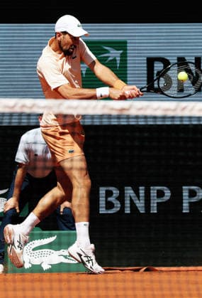 TENNIS - French Open 2026 PARIS,FRANCE,27.MAY.26 - TENNIS - ATP, Tennis Herren World Tour, French Open, Roland Garros, Grand Slam. Image shows Novak Djokovic (SRB).  GEPAxpictures xMatthiasxHauer