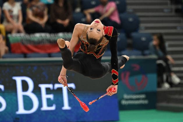 IPA85112441 - MAIBORODA Lilija (LTU) during European Championships in Rhythmic gymnastics, Rhythmische Sportgymnastik, RSG Gymnastics in Varna, Bulgaria, May 27 2026  Copyright: xFilippoxTomasi IPAxSportx xx 85112441