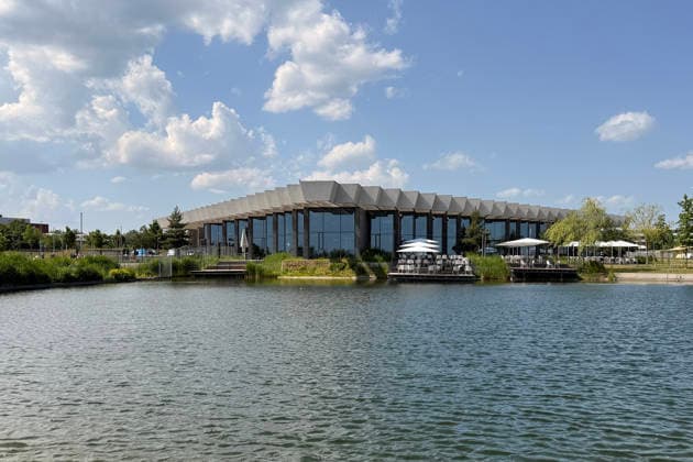 Building Halftime in the World of Adidas, location of the World Cup training camp of the German national team Herzo Base 27 05 2026 German national team, training camp for World Cup preparation, Home Ground, HerzoBase, World of Adidas, Herzogenaurach
