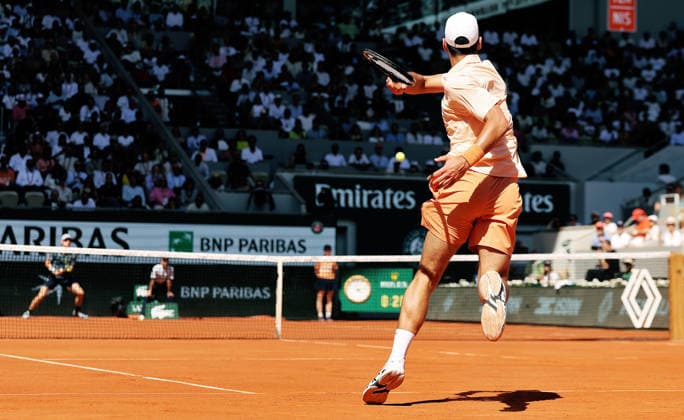 TENNIS - French Open 2026 PARIS,FRANCE,27.MAY.26 - TENNIS - ATP, Tennis Herren World Tour, French Open, Roland Garros, Grand Slam. Image shows Novak Djokovic (SRB).  GEPAxpictures xMatthiasxHauer