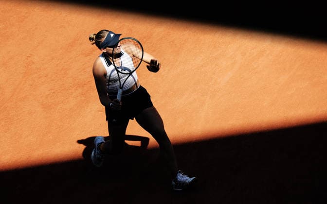 TENNIS - French Open 2026 PARIS,FRANCE,27.MAY.26 - TENNIS - WTA, Tennis Damen Tour, French Open, Roland Garros, Grand Slam. Image shows Yuliia Starodubtseva (UKR).  GEPAxpictures xMatthiasxHauer