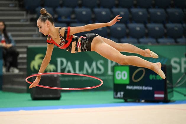 OTHER - Gymnastics - European Championships in Rhythmic gymnastics, Rhythmische Sportgymnastik, RSG Photo by IPA ABACAPRESS.COM85112409 - PAVLOVICA Darina (LAT) during European Championships in Rhythmic Gymnastics, Gymnastics in Varna, Bulgaria, May 27 2026 Varna Bulgaria  Copyright: xIPAxSport ABACAx