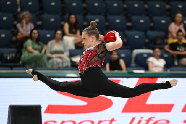 OTHER - Gymnastics - European Championships in Rhythmic gymnastics, Rhythmische Sportgymnastik, RSG Photo by IPA ABACAPRESS.COM85112410 - DRAGUZYA Alyona (MLT) during European Championships in Rhythmic Gymnastics, Gymnastics in Varna, Bulgaria, May 27 2026 Varna Bulgaria  Copyright: xIPAxSport ABACAx