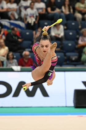 OTHER - Gymnastics - European Championships in Rhythmic gymnastics, Rhythmische Sportgymnastik, RSG Photo by IPA ABACAPRESS.COM85112411 - AIELLO Ludovica (ITA) during European Championships in Rhythmic Gymnastics, Gymnastics in Varna, Bulgaria, May 27 2026 Varna Bulgaria  Copyright: xIPAxSport ABACAx