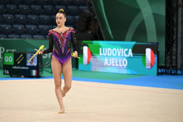 OTHER - Gymnastics - European Championships in Rhythmic gymnastics, Rhythmische Sportgymnastik, RSG Photo by IPA ABACAPRESS.COM85112417 - AIELLO Ludovica (ITA) during European Championships in Rhythmic Gymnastics, Gymnastics in Varna, Bulgaria, May 27 2026 Varna Bulgaria  Copyright: xIPAxSport ABACAx