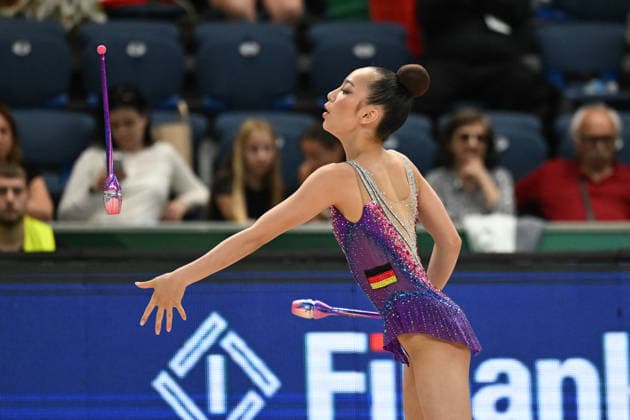 OTHER - Gymnastics - European Championships in Rhythmic gymnastics, Rhythmische Sportgymnastik, RSG Photo by IPA ABACAPRESS.COM85112418 - MISTEREK Olivia (GER) during European Championships in Rhythmic Gymnastics, Gymnastics in Varna, Bulgaria, May 27 2026 Varna Bulgaria  Copyright: xIPAxSport ABACAx