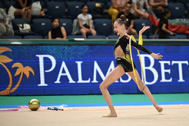 OTHER - Gymnastics - European Championships in Rhythmic gymnastics, Rhythmische Sportgymnastik, RSG Photo by IPA ABACAPRESS.COM85112420 - BANDARENKA Kseniya (BLR) during European Championships in Rhythmic Gymnastics, Gymnastics in Varna, Bulgaria, May 27 2026 Varna Bulgaria  Copyright: xIPAxSport ABACAx