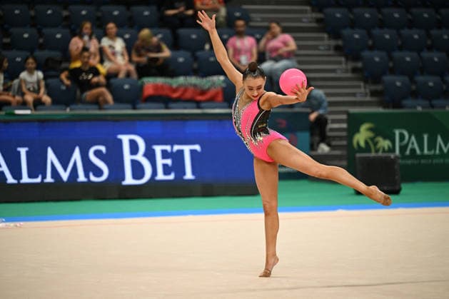 OTHER - Gymnastics - European Championships in Rhythmic gymnastics, Rhythmische Sportgymnastik, RSG Photo by IPA ABACAPRESS.COM85112424 - PUCETAITE Abigele (LTU) during European Championships in Rhythmic Gymnastics, Gymnastics in Varna, Bulgaria, May 27 2026 Varna Bulgaria  Copyright: xIPAxSport ABACAx