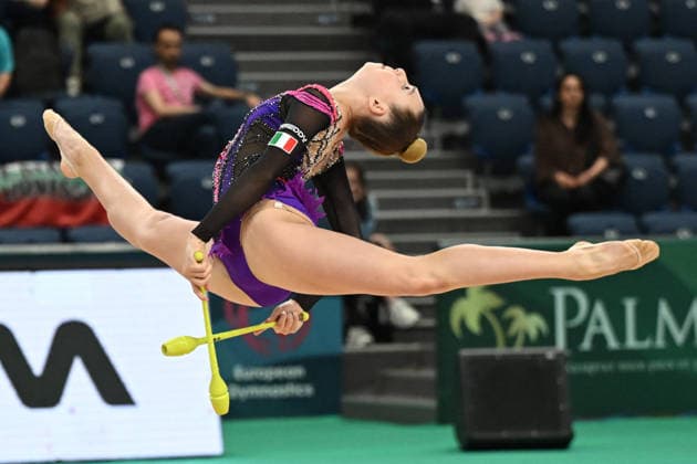 OTHER - Gymnastics - European Championships in Rhythmic gymnastics, Rhythmische Sportgymnastik, RSG Photo by IPA ABACAPRESS.COM85112396 - AIELLO Ludovica (ITA) during European Championships in Rhythmic Gymnastics, Gymnastics in Varna, Bulgaria, May 27 2026 Varna Bulgaria  Copyright: xIPAxSport ABACAx