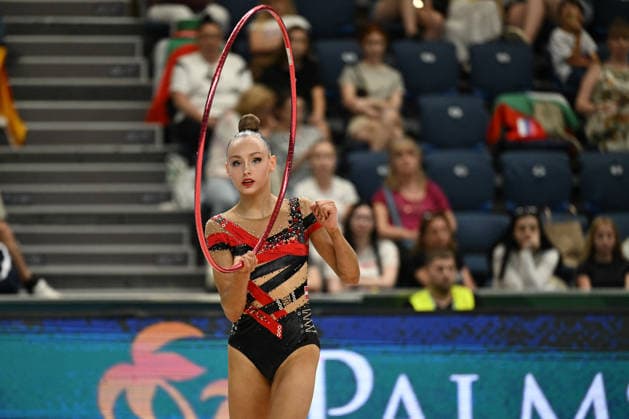 OTHER - Gymnastics - European Championships in Rhythmic gymnastics, Rhythmische Sportgymnastik, RSG Photo by IPA ABACAPRESS.COM85112403 - PAVLOVICA Darina (LAT) during European Championships in Rhythmic Gymnastics, Gymnastics in Varna, Bulgaria, May 27 2026 Varna Bulgaria  Copyright: xIPAxSport ABACAx