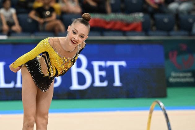 OTHER - Gymnastics - European Championships in Rhythmic gymnastics, Rhythmische Sportgymnastik, RSG Photo by IPA ABACAPRESS.COM85112458 - BANDARENKA Kseniya (BLR) during European Championships in Rhythmic Gymnastics, Gymnastics in Varna, Bulgaria, May 27 2026 Varna Bulgaria  Copyright: xIPAxSport ABACAx